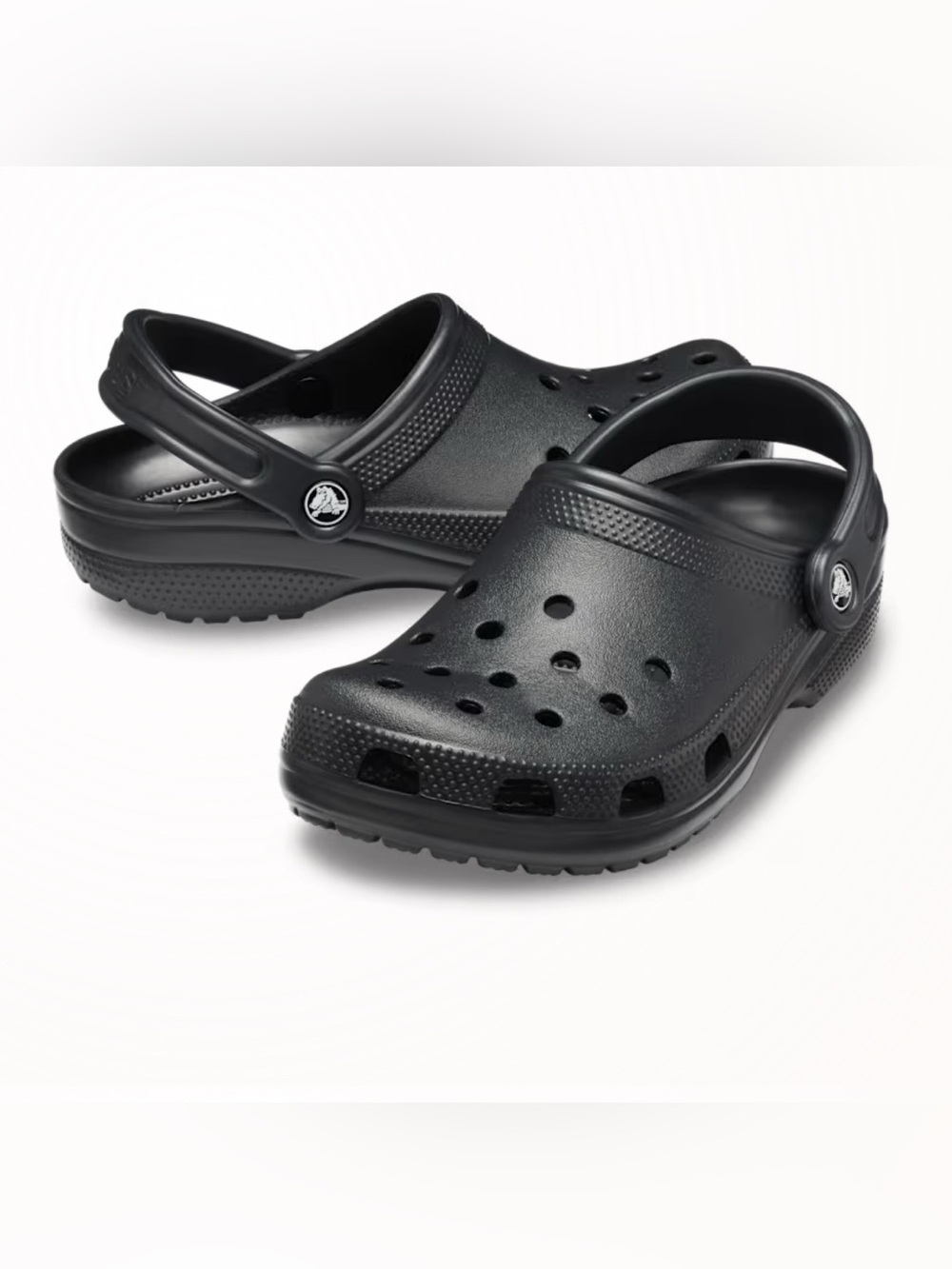 NWOT Men’s CROCS Classic Clog Slip-On Sandals in Black. Sz: 9M
